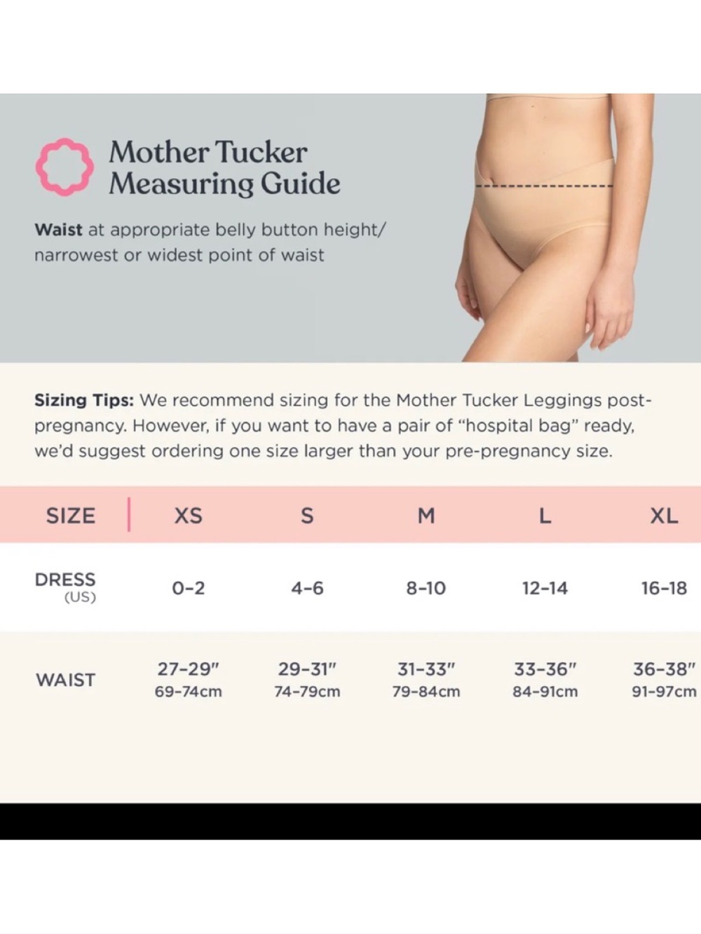 Belly Bandit Mother Tucker Postpartum Compression Black Leggings High Waist S - Picture 6 of 16
